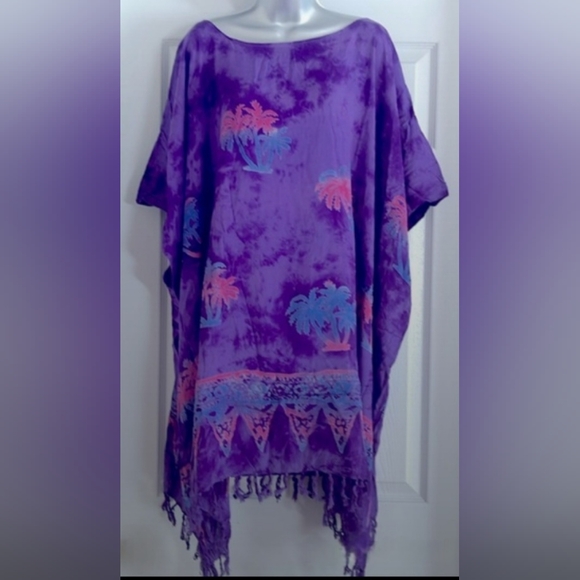 Makai Beach Hawaii NWT Poncho Cover Up - Picture 1 of 3